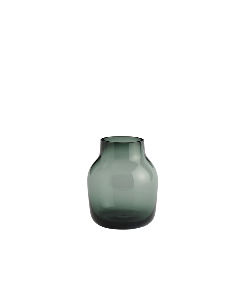 Silent - Vaso per fiori - Verde bottiglia - Piccolo