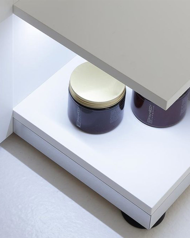 The Lumina - Table de massage blanche - avec moteur