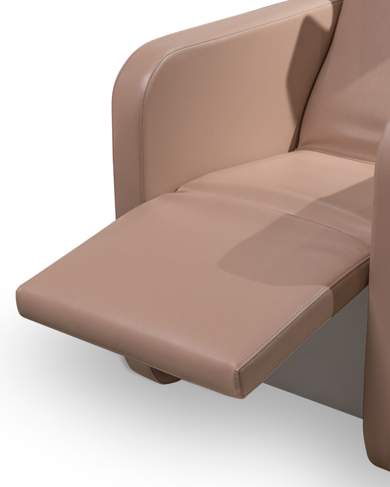 Spirit - Bac de lavage massant beige avec cuve blanche