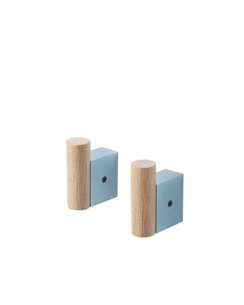 Attach - Patère bleue pour vêtements - 2 pcs.