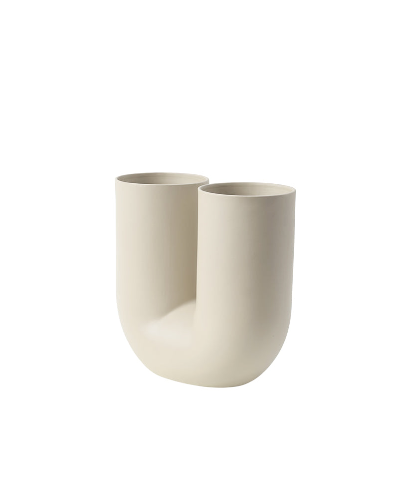 Kink - Vaso per fiori color sabbia