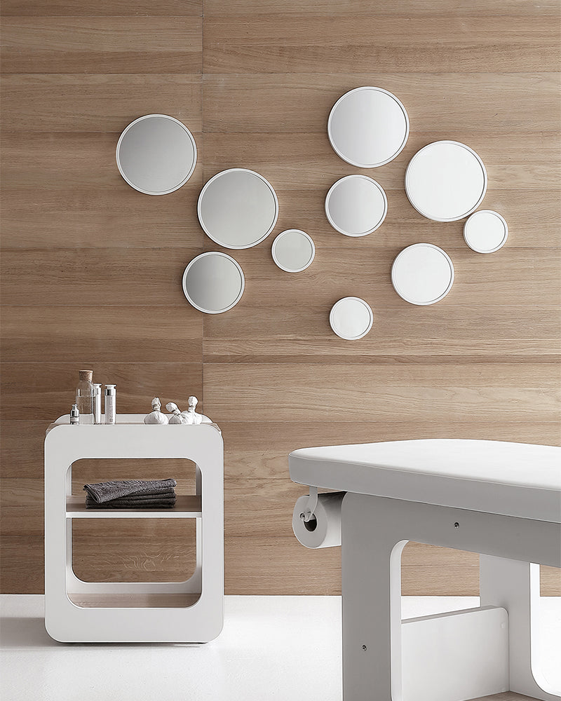 Tris bubbles - Specchi decorativi rotondi - Bianchi