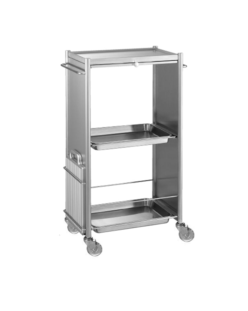D-Galley - Chariot de coiffure en aluminium - Sans tiroir