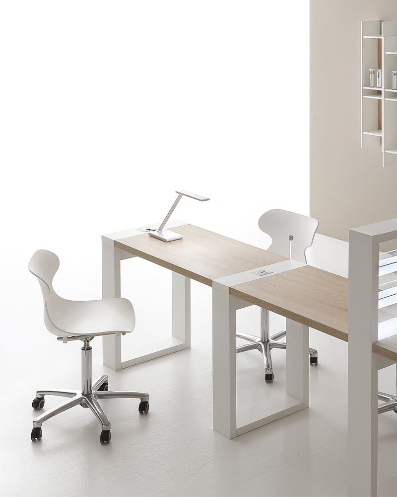 Living - Table de manucure blanche - Sans aspiration