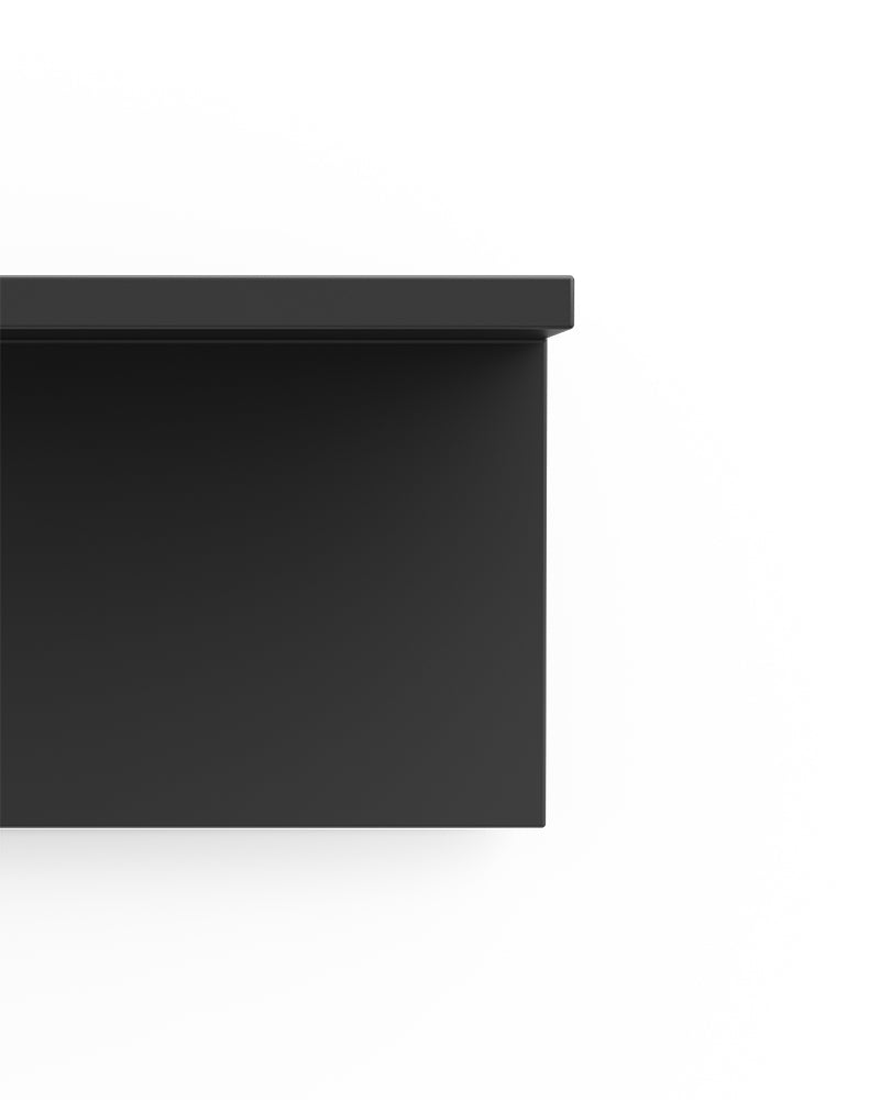 Display Black - Étagère 32 cm en mélamine noire