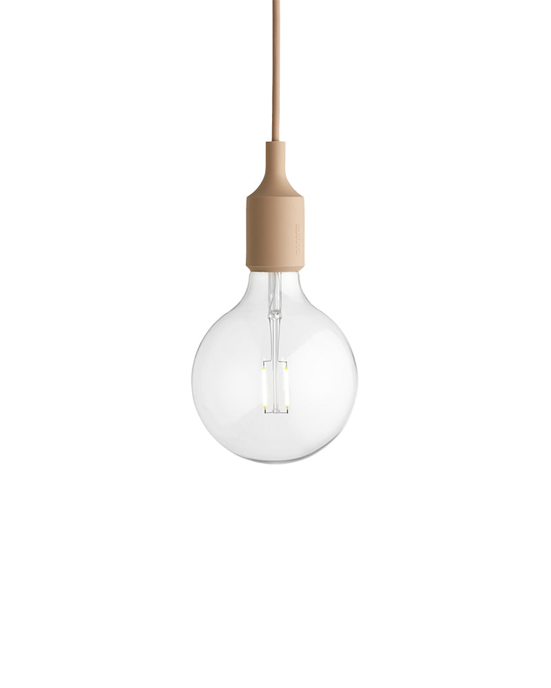 E27 LED - Lampada da soffitto beige