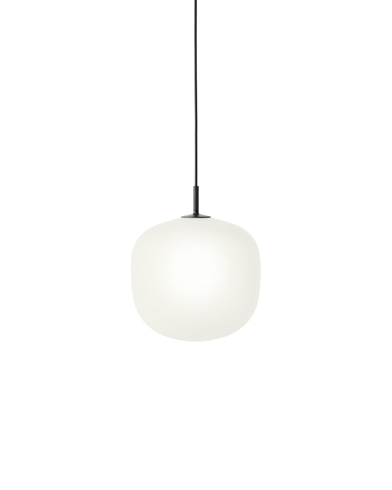 Rime - Lampada a sospensione nera - ø25