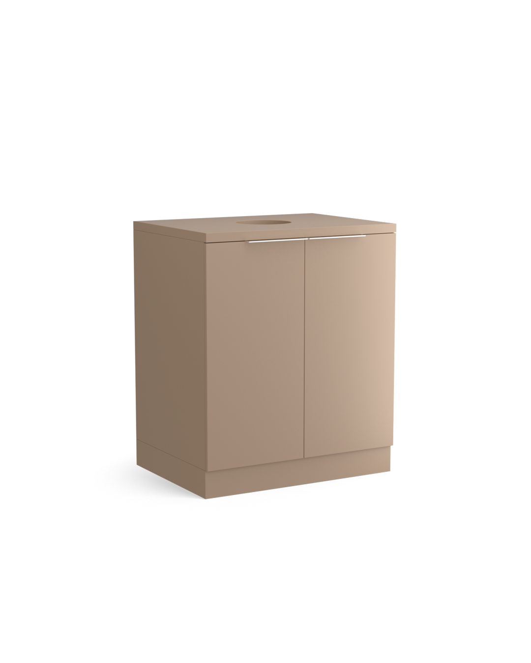 Colorbar cestino per asciugamani - Armadio lavabo beige - Cappuccino