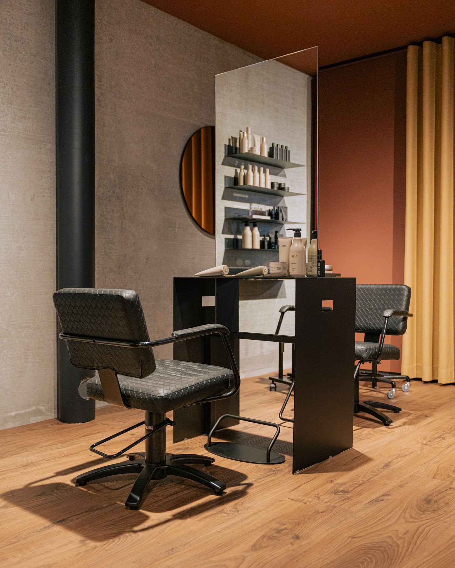 Work Metal - Postazione parrucchiere indipendente - Doppia faccia