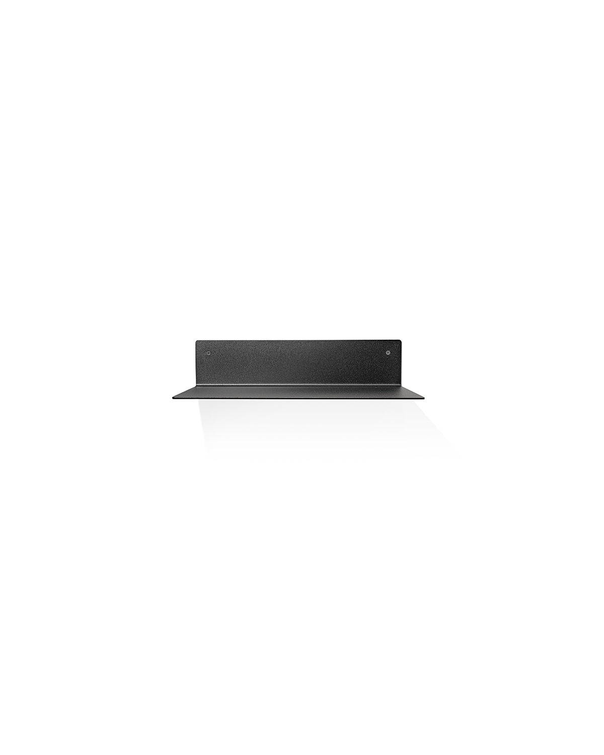 Slim Noir - étagère en aluminium de 32 cm avec revêtement en poudre noir