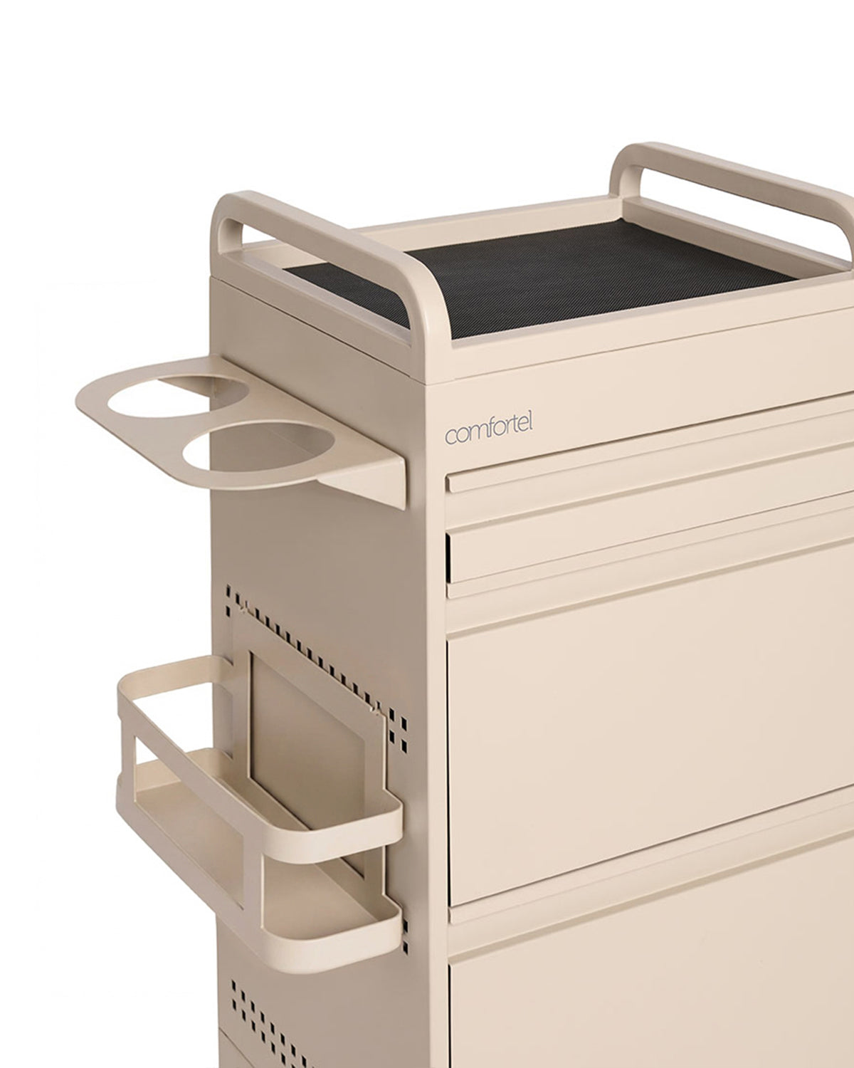 Mensola beige per prodotti - Adatta ai carrelli da parrucchiere Studio