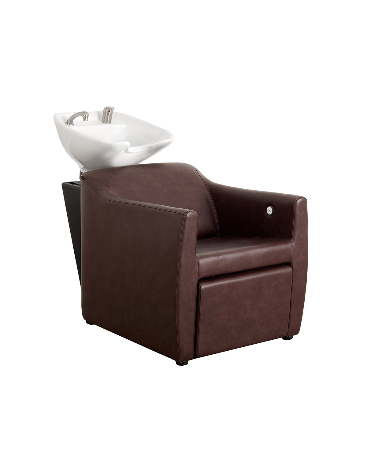 Vespa Merlot - Bac de lavage brun avec cuve blanche