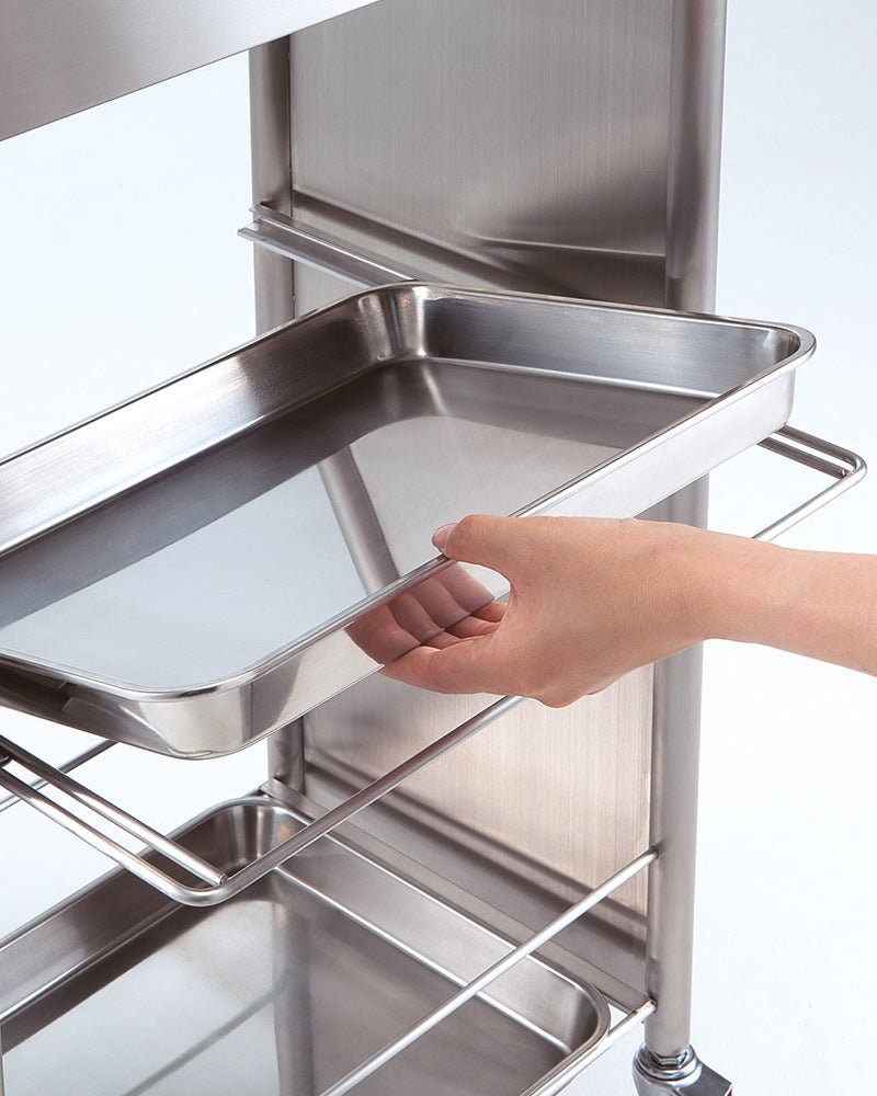 D-Galley - Chariot de coiffure en aluminium - Sans tiroir