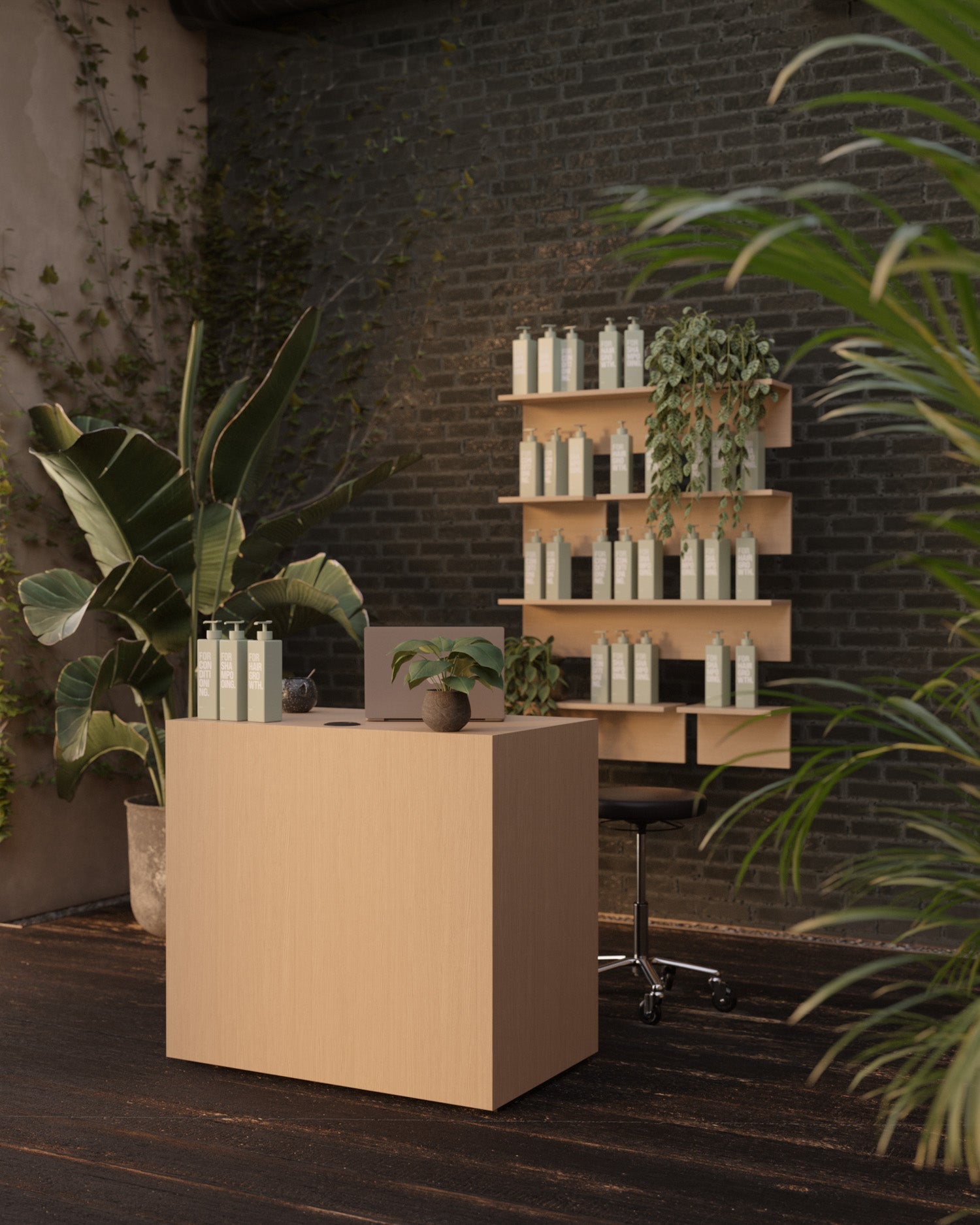 Display Oak - 61 cm Regalbrett mit Eichenmuster