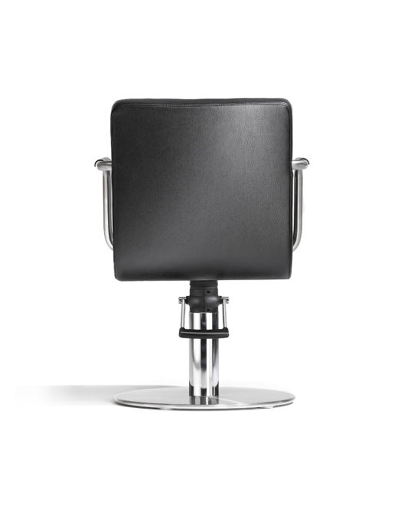 Brother - Fauteuil de coupe noir avec base ronde chromée