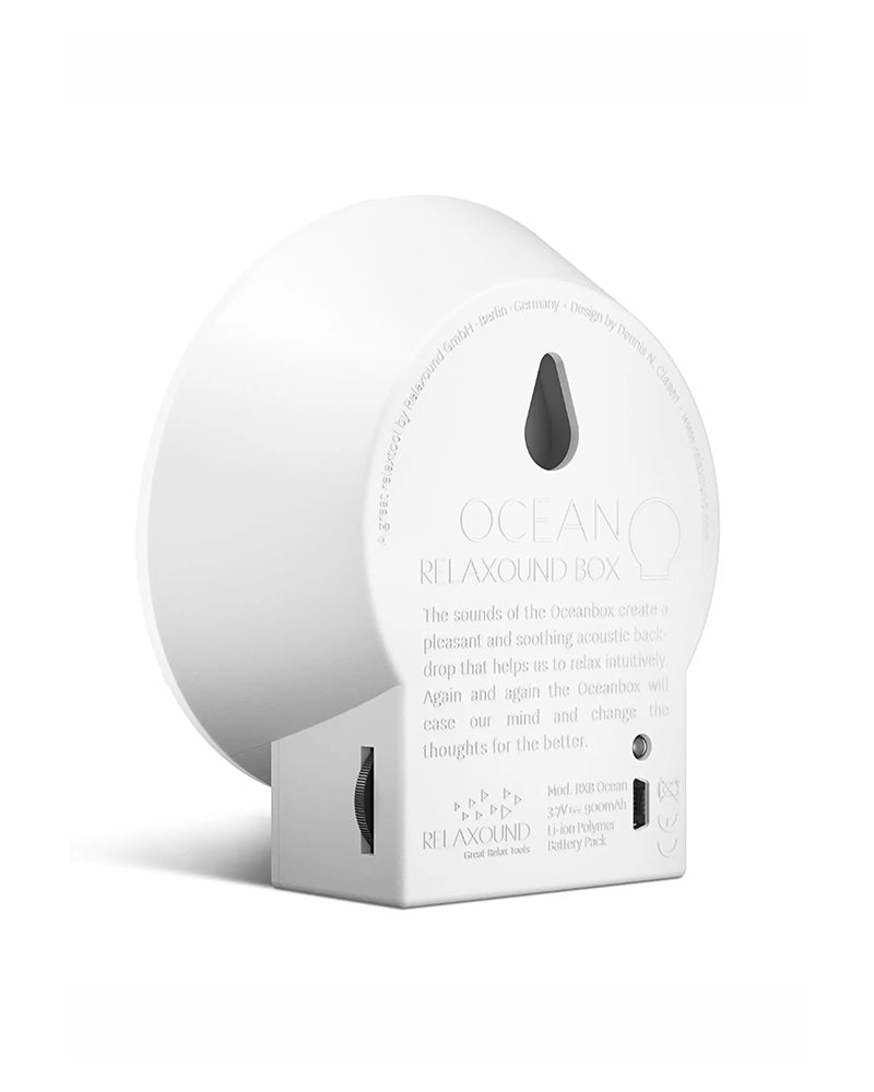 Boîte sonore mer et vagues blanche